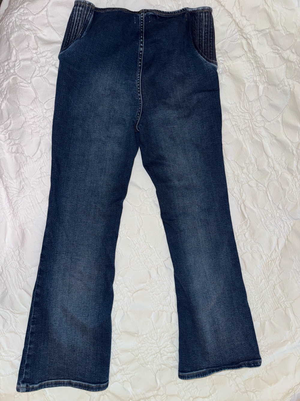 Pilcro Anthropologie Women’s Pull On Bootcut Jeans Dark Wash Stretch Size 30 - Picture 3 of 6